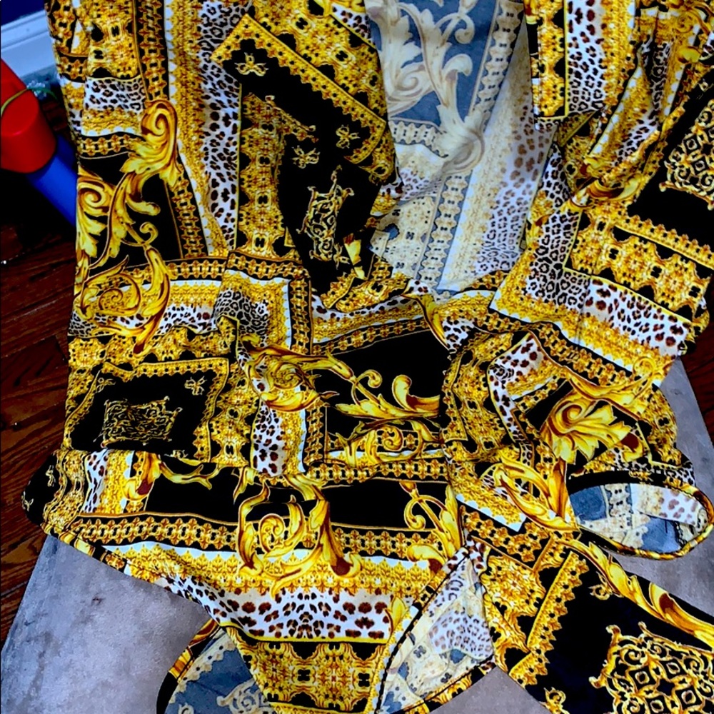 Versace inspired bodysuit
